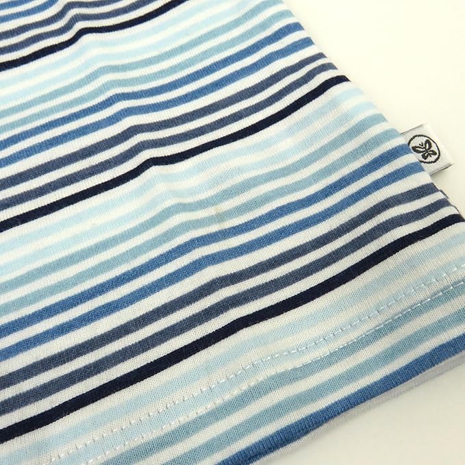 HonestBaby 5-Pack Short Sleeve T-Shirts 100% Organic Cotton Baby, Toddler, Little Kid, Boy, Girl, Unisex