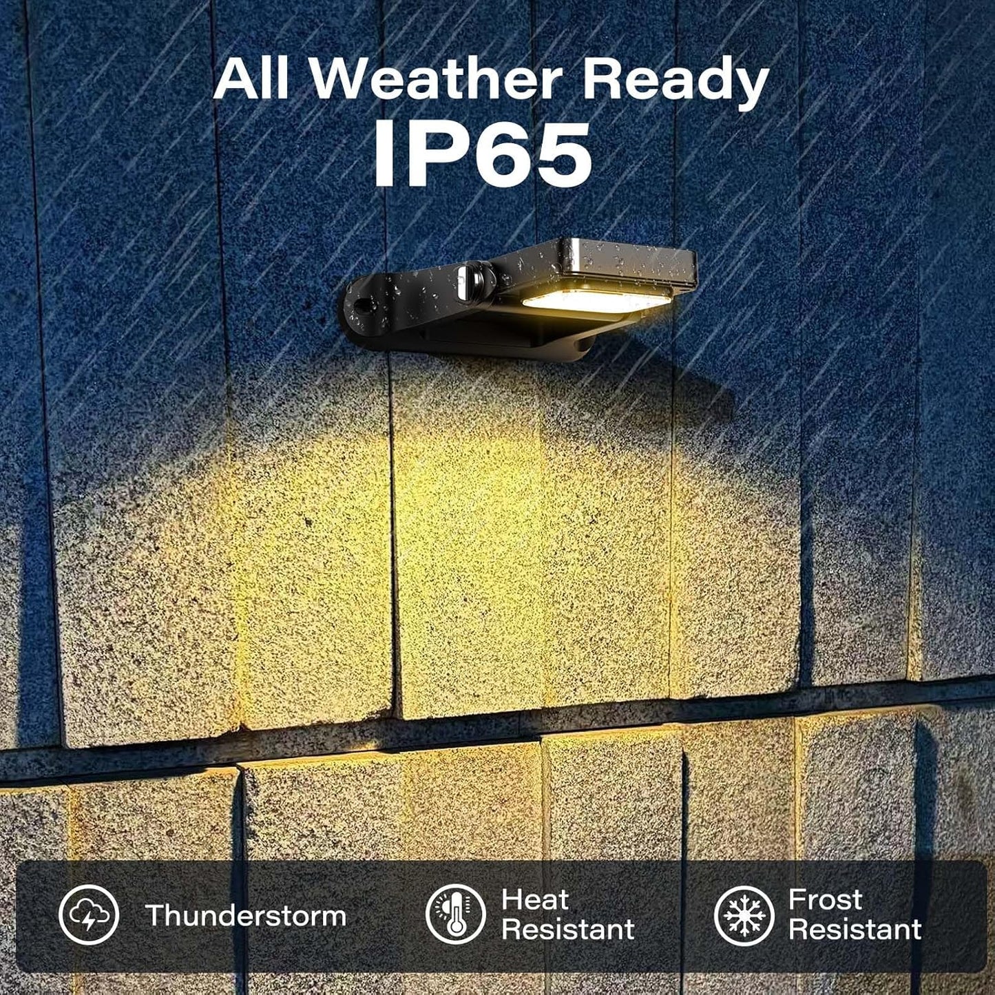 200LM Solar Wall Lights Outdoor 6 Colors, 2200mAh Long Lasting Solar Powered Deck Lights, 360° Adjustable Porch Light IP65 Waterproof, Glass Panel Fence Light for Gutter, Step, 4 Pack