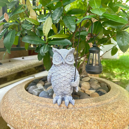 Outdoor owl Statue Garden Decor Lawn Decoration