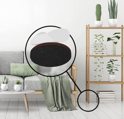 Slipstick GorillaPads Non Slip Furniture Pads/Gripper Feet Floor Protectors (Set of 16) Premium 2 Inch Round Self Adhesive Rubber Stoppers for Furniture Legs