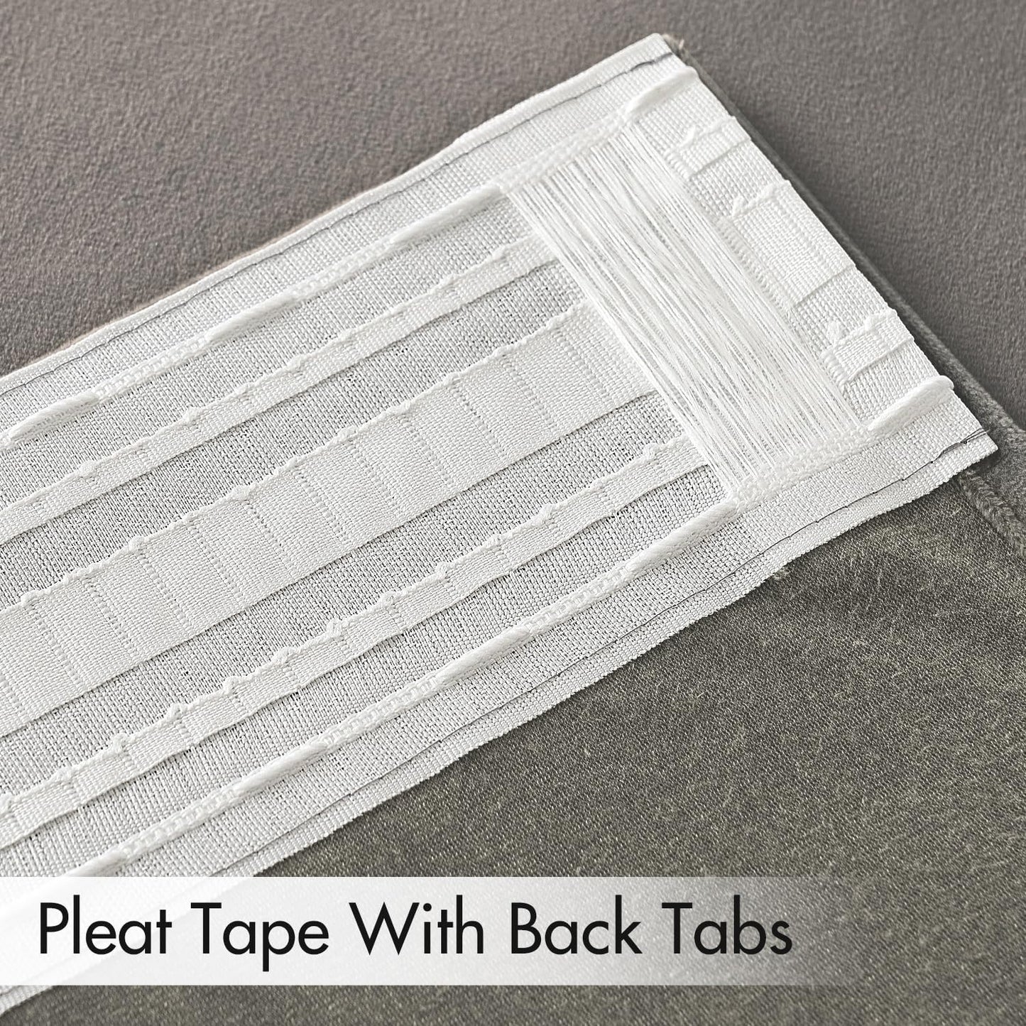 MIULEE Silver Gray Velvet Curtains 84 inches 2 Panels - Luxury Room Darkening Window Drapes for Bedroom Living Room Thermal Insulated Super Soft Blackout, Back Tab Rod Pocket Pinch Pleated, W52 x L84