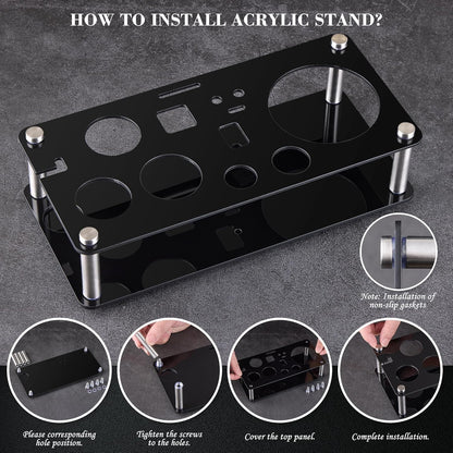 Cocktail Shaker Set Bartender Kit : 15-Piece Stainless Steel Bartender Kit with Acrylic Stand Bars Set with All Practical Bars Accessories, Bar Tools for Drink Mixing, Bar, Home, Lounge & Party