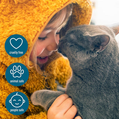 KIDS 'N' PETS Instant All-Purpose Stain & Odor Remover - Cleans Dog Pee, Cat Urine, Other Smells, Spots from Carpet, Couch, Mattress - Non-Toxic Chemicals & Child Safe Enzyme Cleaner - 1-Gallon