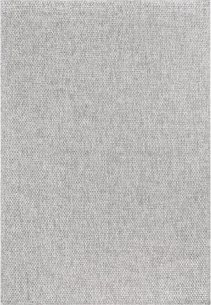 CAMILSON Easy Jute Rug 6x9, Indoor Outdoor Gray Color Farmhouse Area Rugs for Living Room Patio and Kitchen Rug, Solid Boho Woven Design, Easy-Cleaning, Washable Outside Carpet Alfombras (6 x 9)