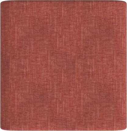 Modern Channel Pink Chenille Foot Stools Ottoman Home Décor, Soft Ottoman Foot Rest Chair for Bedroom and Living Room, Vanity Chair and Stool in Dressing Area, and Lounge