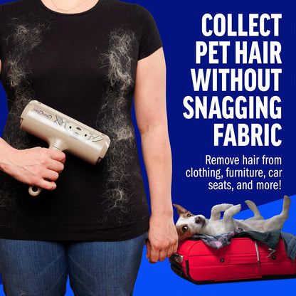 ChomChom Roller Pet Hair Remover - Reusable Dog and Cat Lint Rollers for Furniture, Couch, Car, and Clothes - Limited Dog Edition﻿