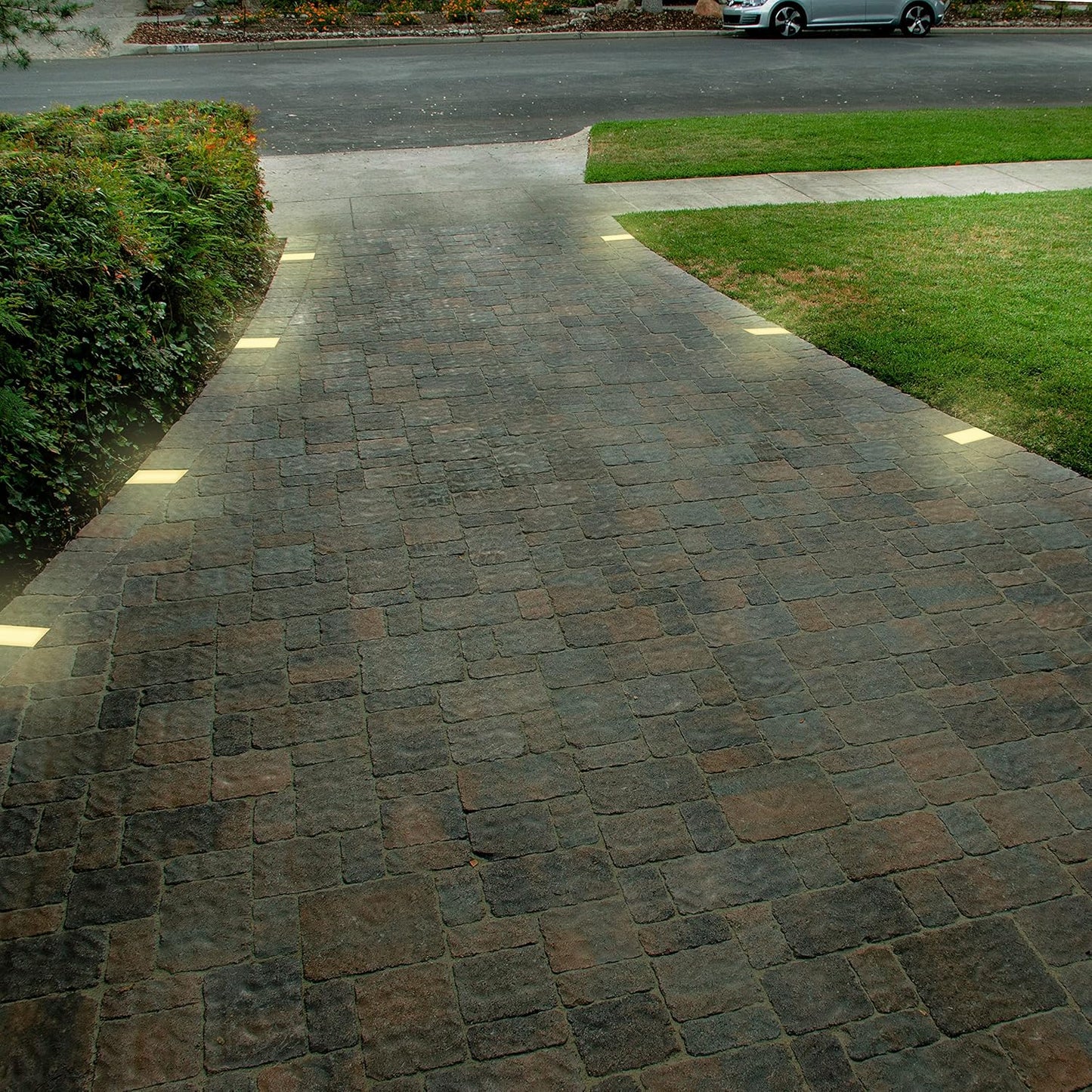 LUMENGY Paver Light 6×6 Inch (5.9 inch X 5.9 inch), 5000K Brick Lighting for Pavers, Driveway, Pathway Patio, & Garden, 12V Waterproof IP67, Drive-Over Rated
