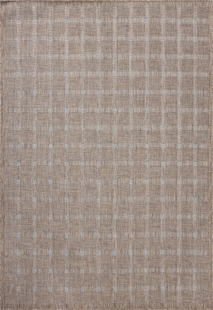 Loloi Amber Lewis Topanga Collection TOP-01 Natural/Bone 6'-7" x 9'-4" Indoor/Outdoor Area Rug