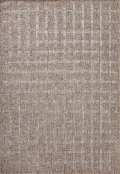 Loloi Amber Lewis Topanga Collection TOP-01 Natural/Bone 3'-11" x 5'-11" Indoor/Outdoor Accent Rug