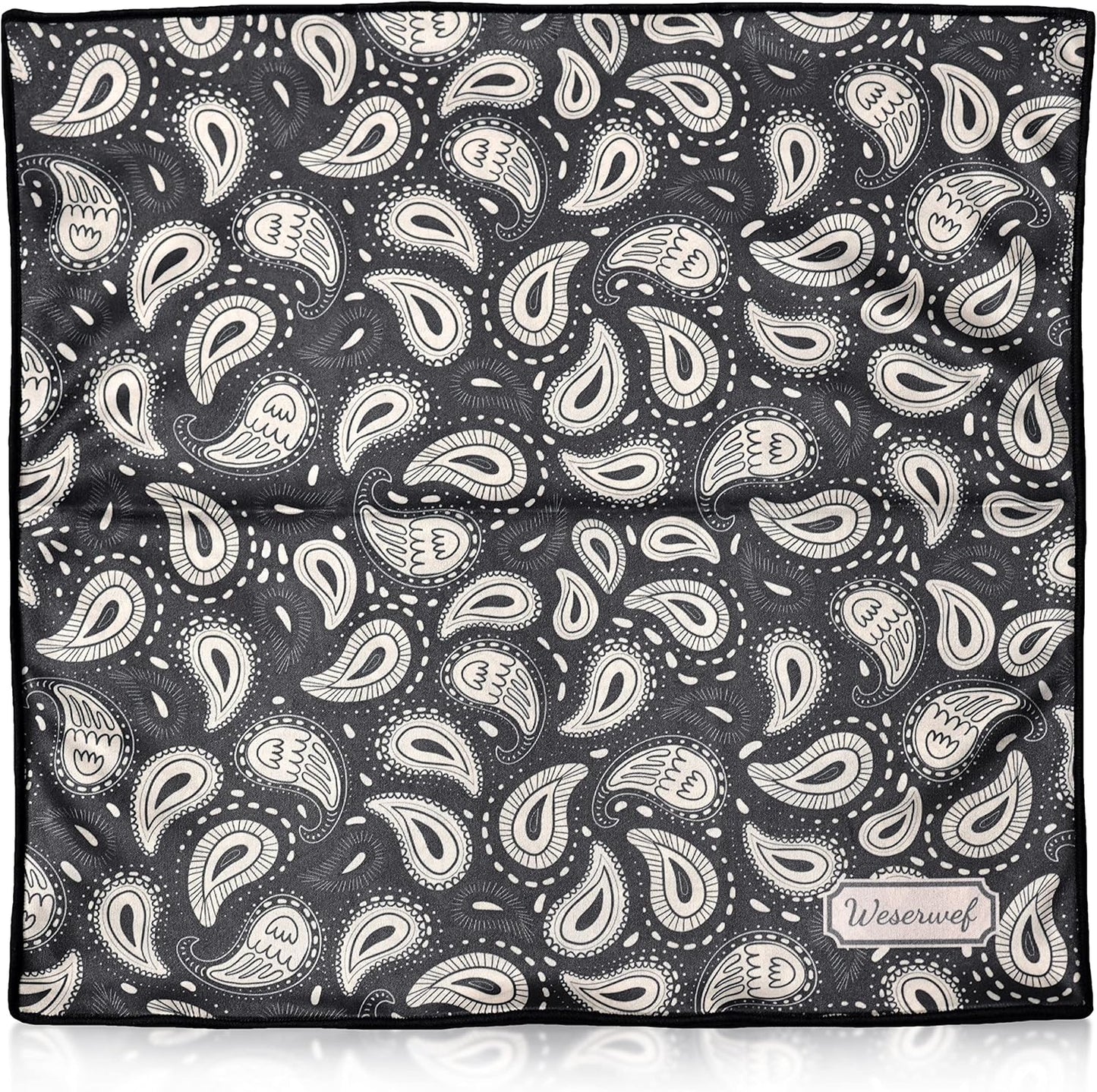 WESERWEF Design Microfiber Glasses Cleaning Cloth – Premium Cleaning Cloth for Eyeglasses, Screens, Tablets, Cameras & Lenses, 12" x 12", Ultra-Soft & Scratch-Free (Doodle)