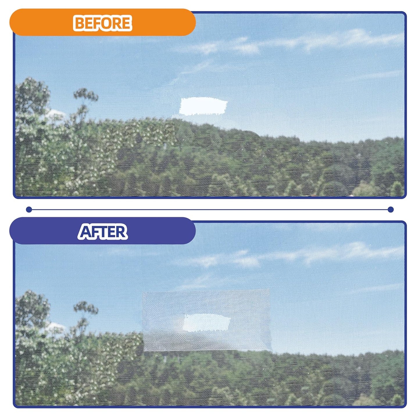 KING MOUNTAIN Black Window Screen Repair Tape,3inX35FT Heavy Duty Screen Repair Kit for Window Screen and Screen Door Tears Holes,Strong Adhesive & Waterproof Window Screen Patch, Weather Resistant