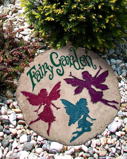 Spoontiques - Garden Décor - Home Sweet Dragonfly Stepping Stone - Decorative Stone for Garden