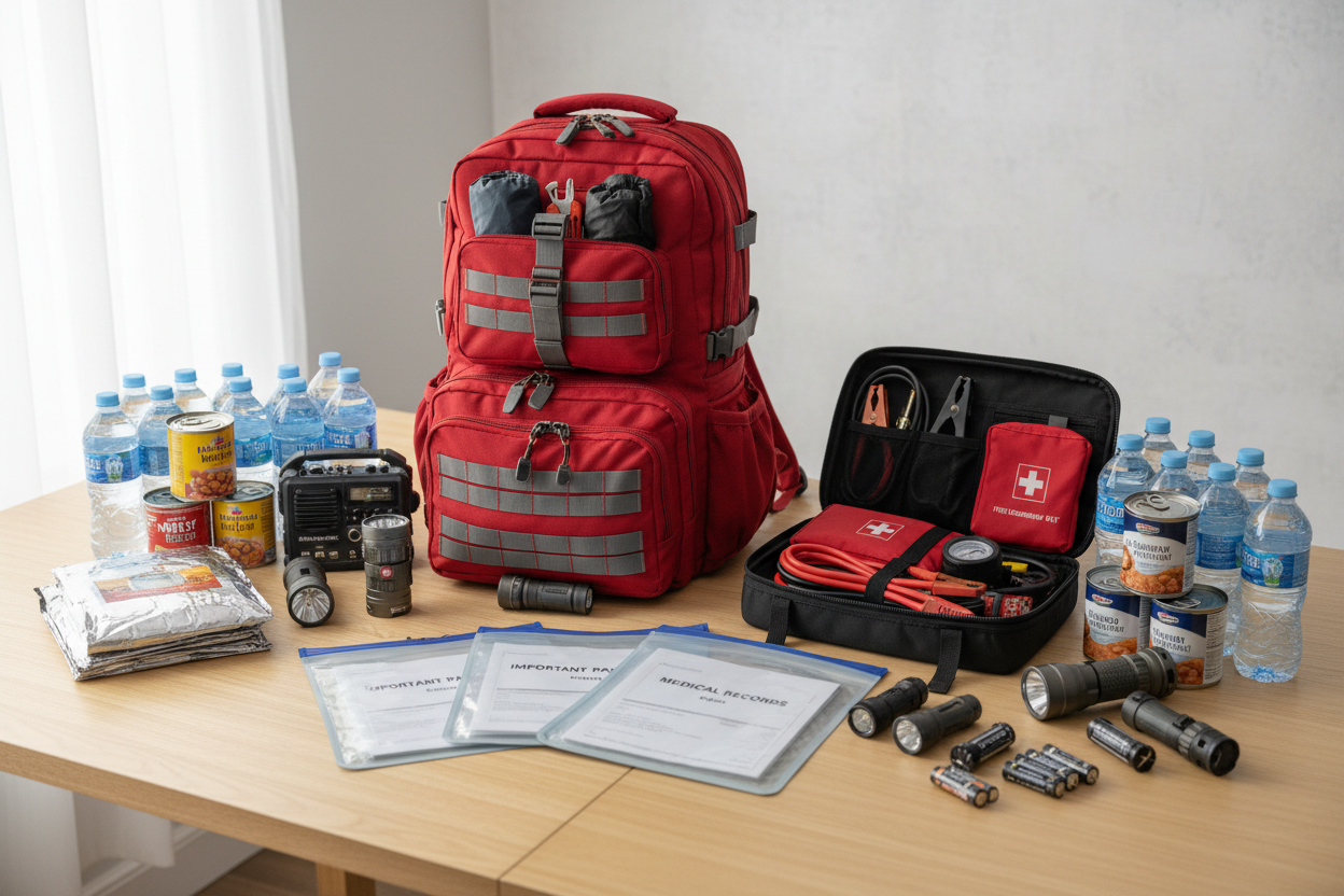 Home, Vehicle & Evacuation Essentials

Preparedness doesn’t stop at home. Our vehicle and evacuation supplies help ensure you’re ready wherever you are—whether sheltering in place or evacuating quickly. (make it real photo)